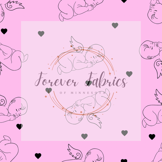 Baby Girl Angel . . . . . . . . (BH/ 23). | Preorder | Fabric By The Yard