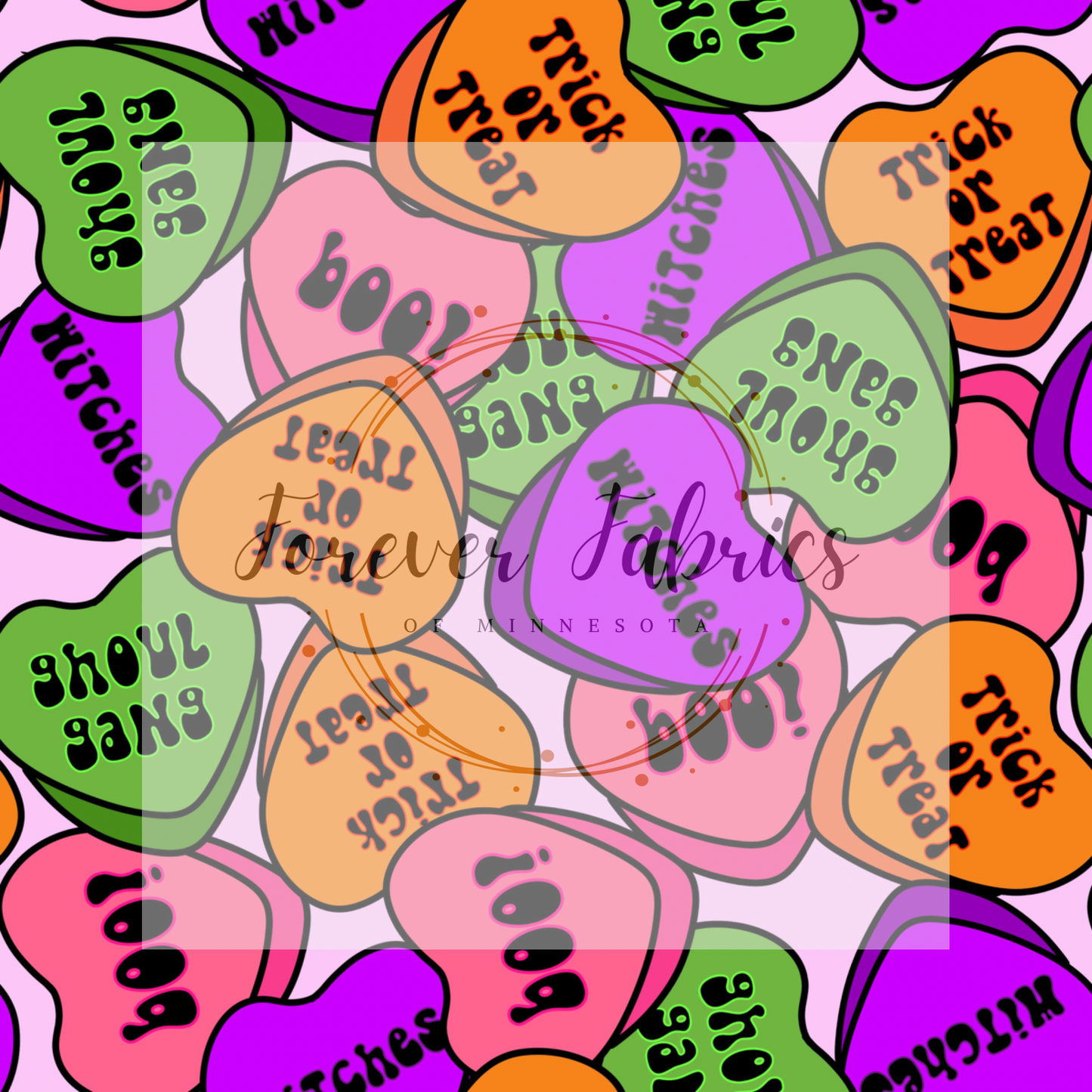 Halloween Hearts | Preorder | By The Yard