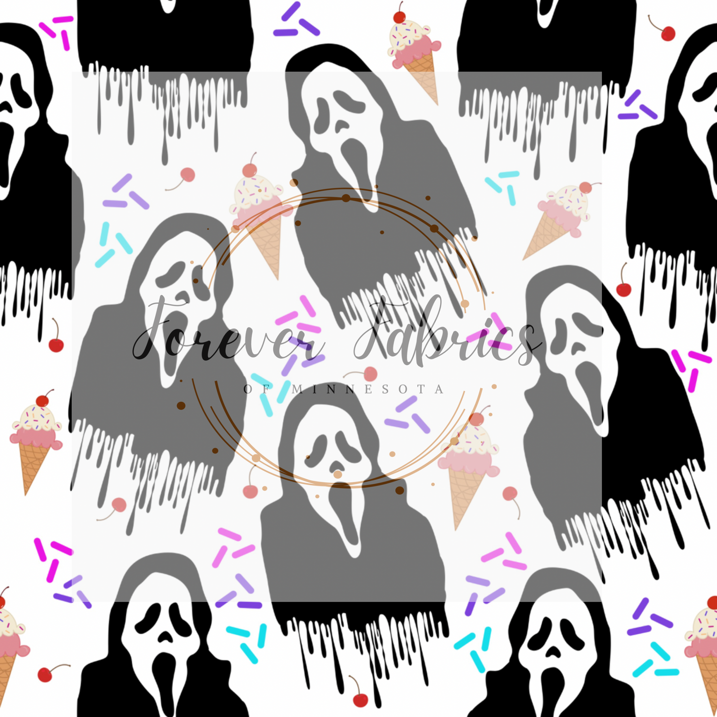 Scream Ice Cream | Preorder | Fabric By The Yard