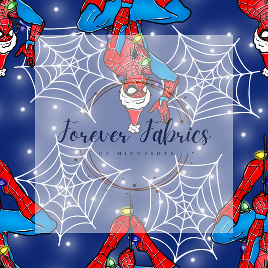 Spidey Xmas . . . . . . . (BH/ 23). | Preorder | Fabric By The Yard