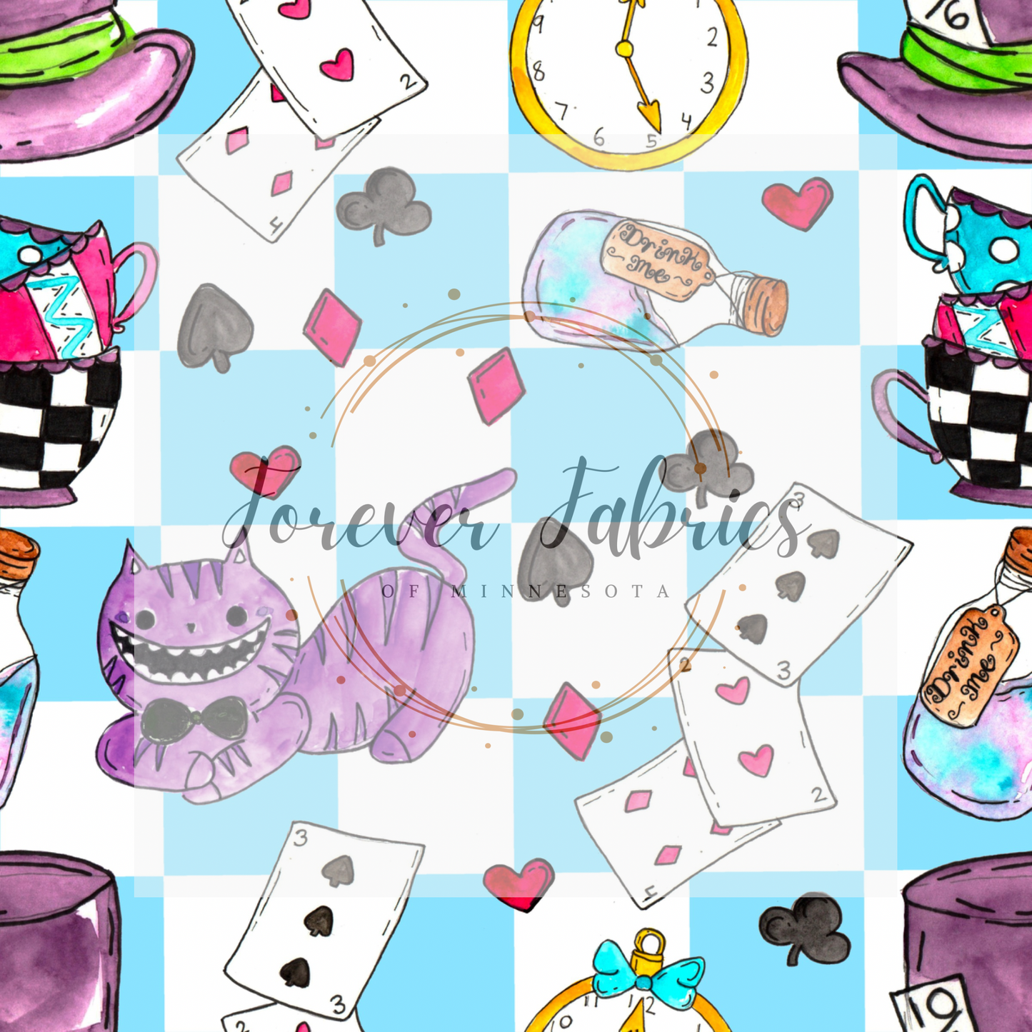 Alice Checked .  .  . . . .   . .  (BH/ 23). | Preorder | Fabric By The Yard