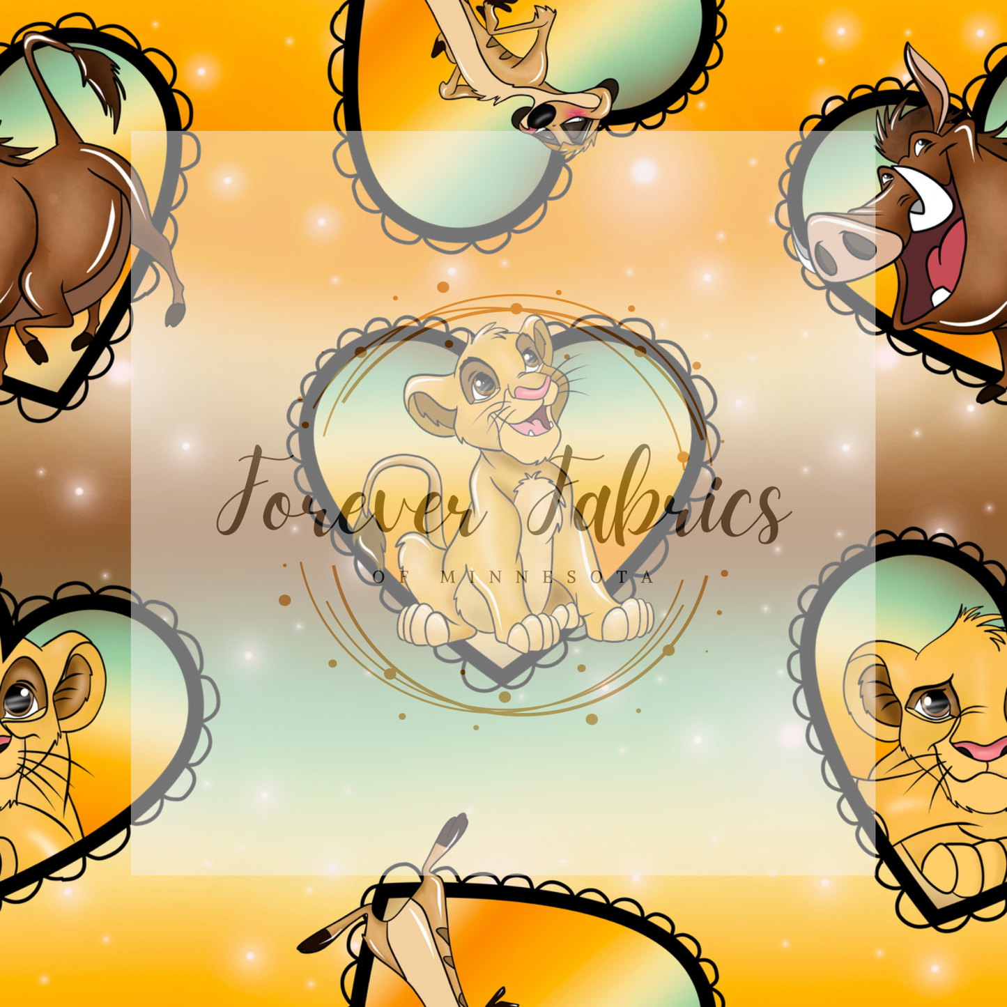 King of the Jungle Love . . . (BH/ 24)| Preorder | Fabric By The Yard