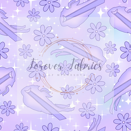 Bills Purple . (BH/ 23) | Preorder | Fabric By The Yard