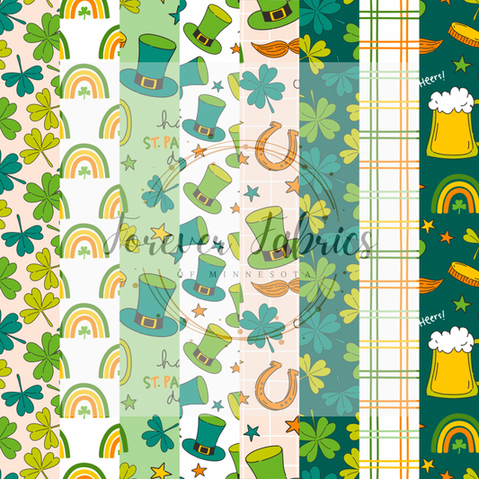 Vertical St. Patty’s Day . . . . (BH/ 24)| Preorder | Fabric By The Yard