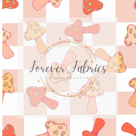 Muted Shroomies . (BH/ 23). | Preorder | Fabric By The Yard