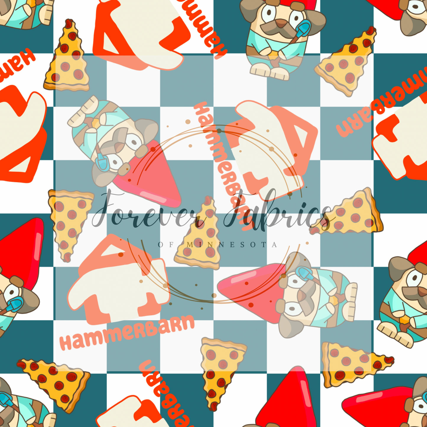 Hammerbarn Checked . . . . (BH/ 24)| Preorder | Fabric By The Yard