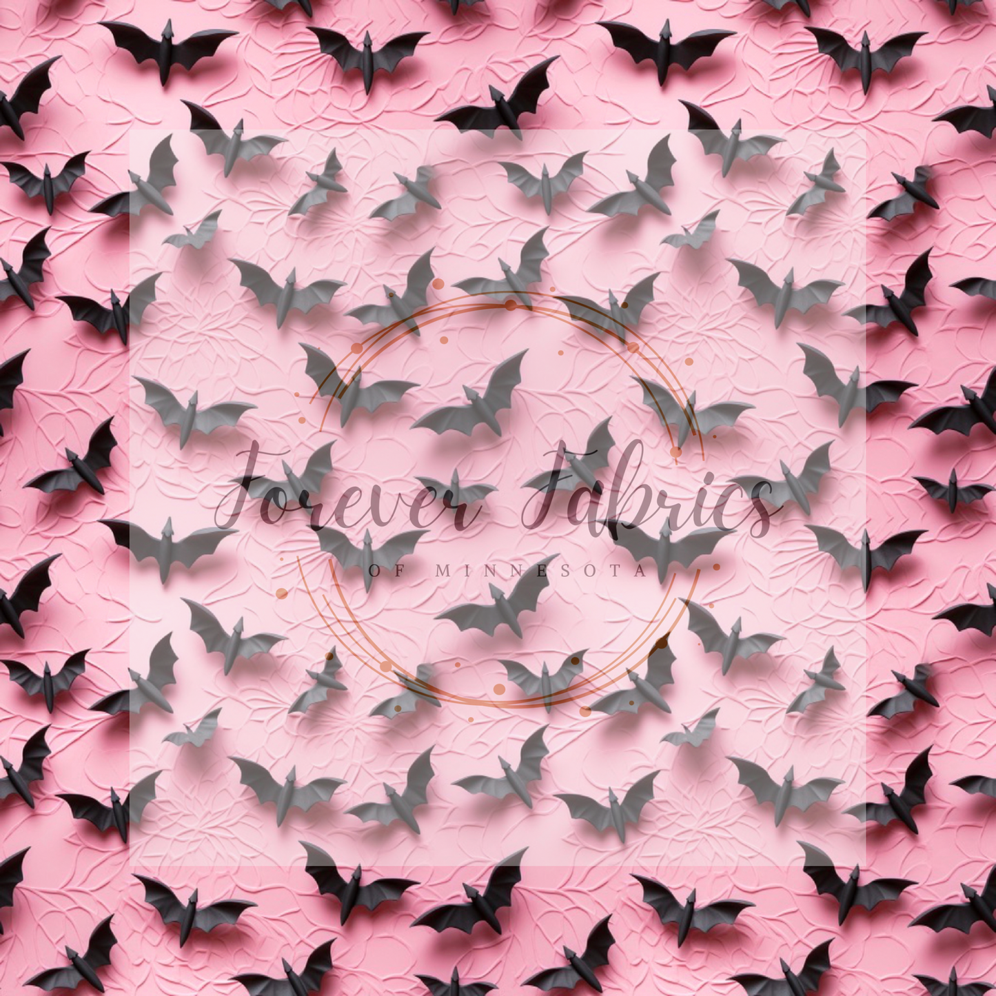 Bats Pink . . . (BH/ 24)| Preorder | Fabric By The Yard