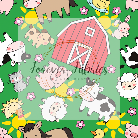 Farm Green . . . (BH/ 23) | Preorder | Fabric By The Yard