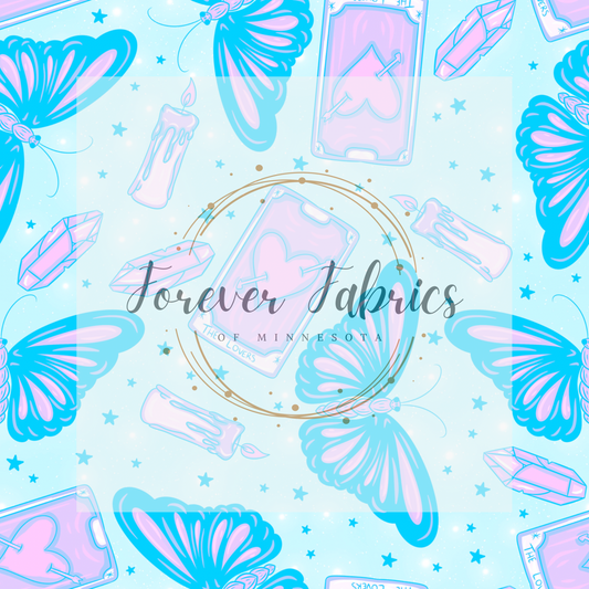 Witchy Blue . . . . (BH/ 24)| Preorder | Fabric By The Yard