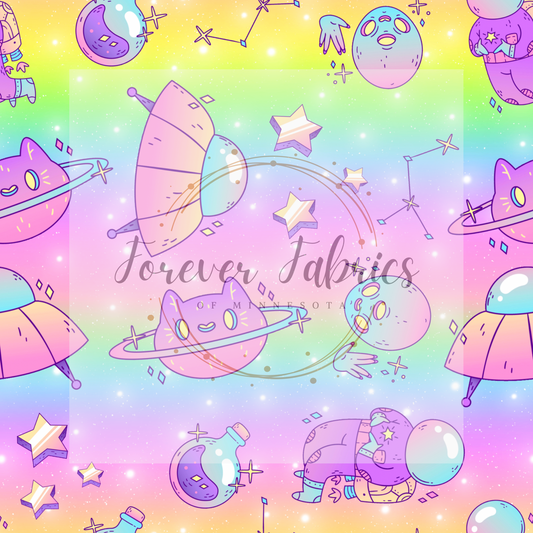 Pastel Space ( BH 4/24)| Preorder | Fabric By The Yard