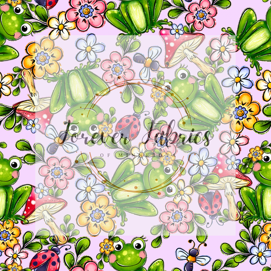 Frogs . . (BH/ 23). | Preorder | Fabric By The Yard