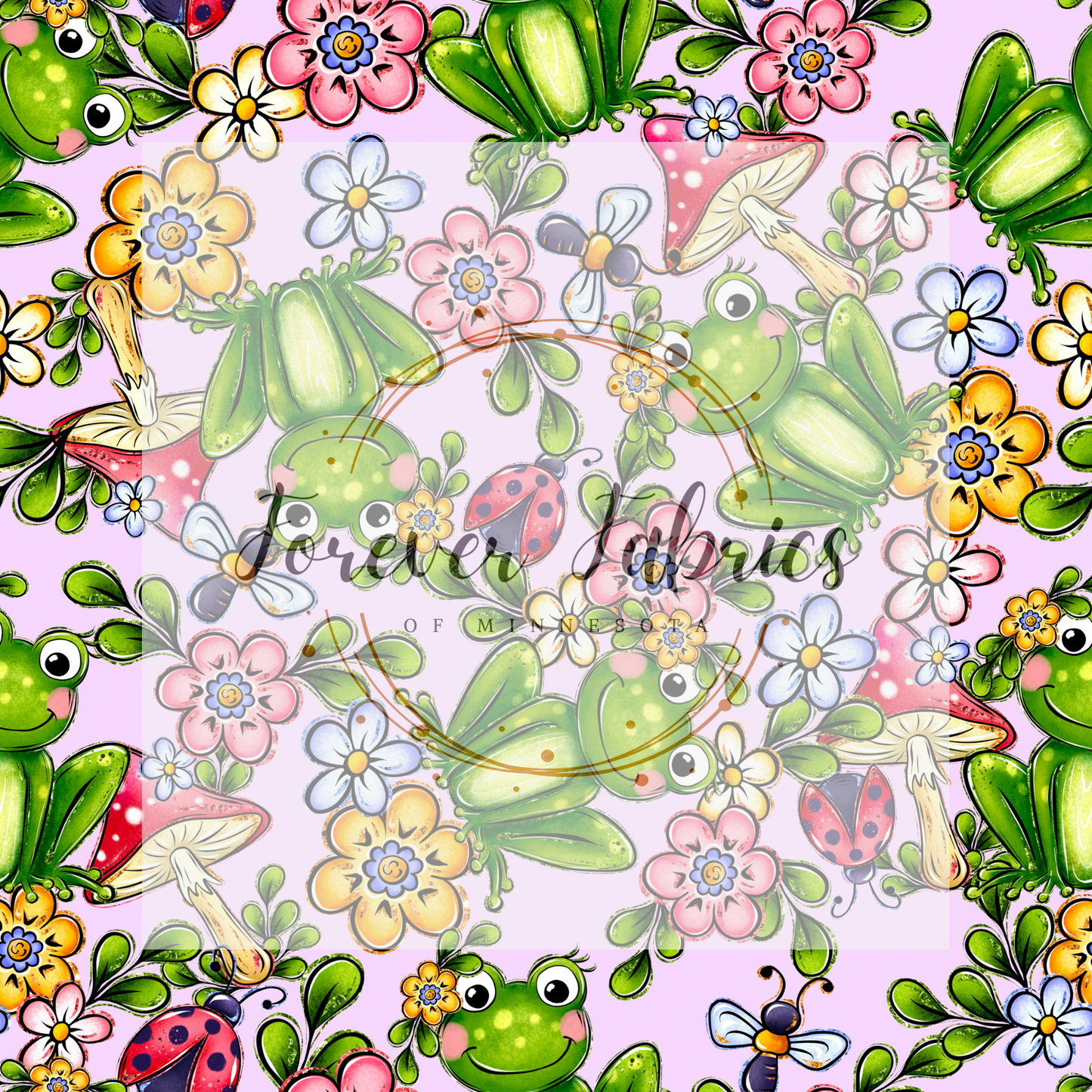 Frogs . . (BH/ 23). | Preorder | Fabric By The Yard