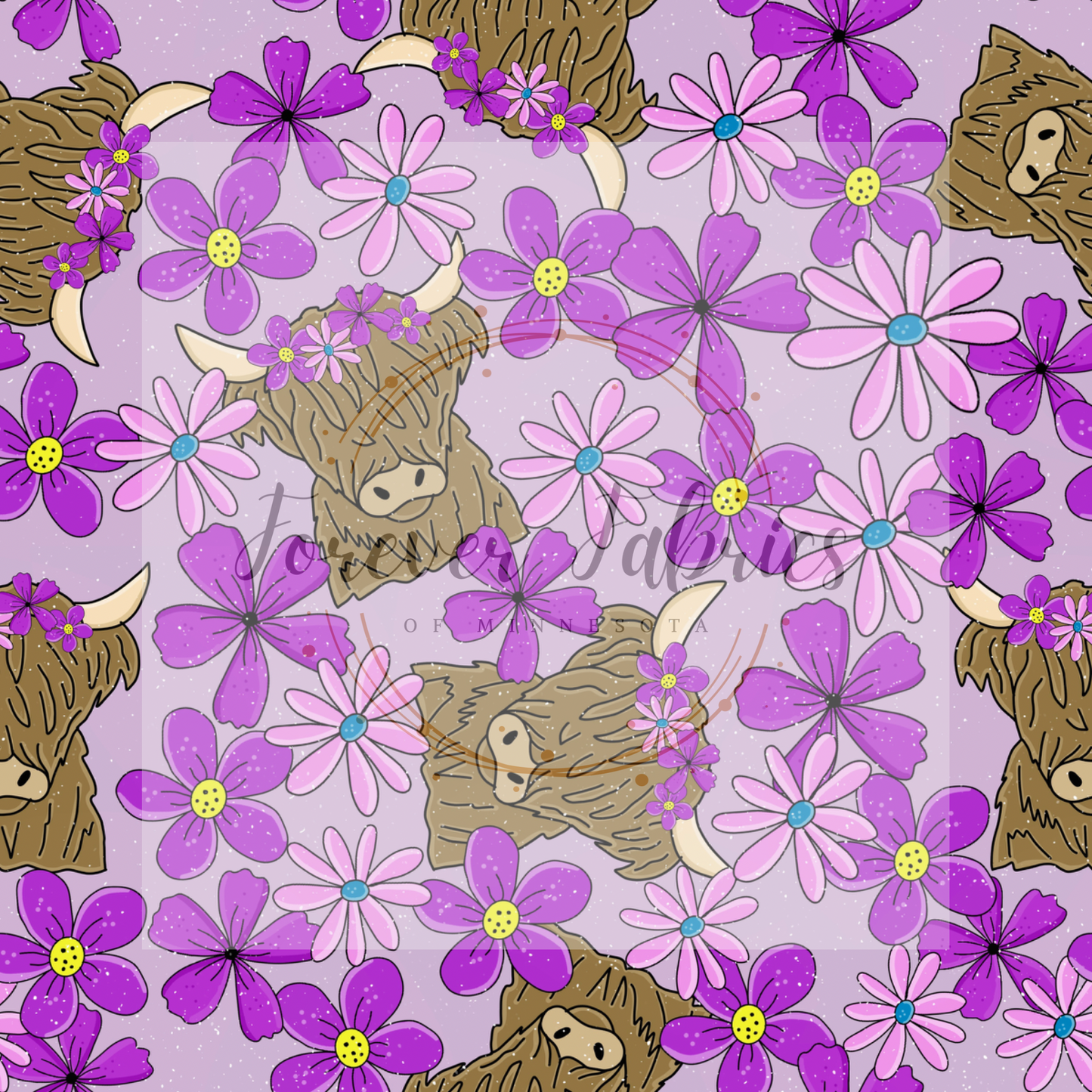 Purple Highland ( BH/ 24)| Preorder | Fabric By The Yard