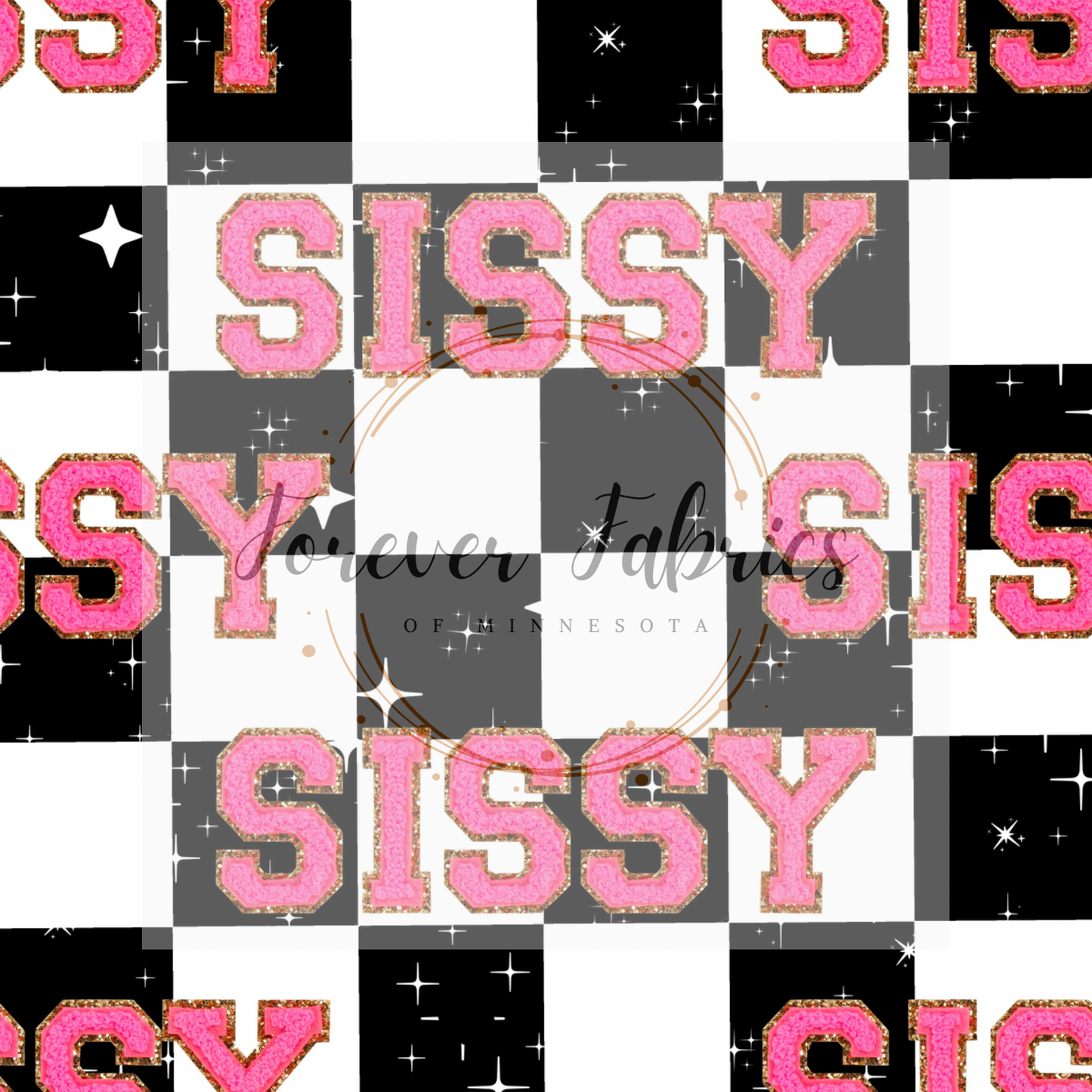Sissy Varsity . . (BH/ 23) | Preorder | Fabric By The Yard