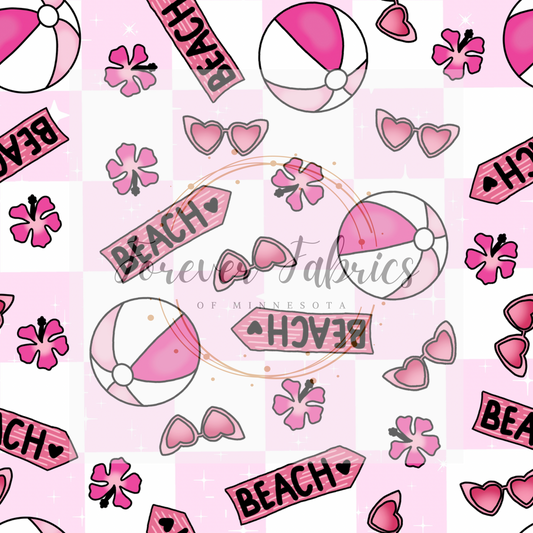 Beach Check (BH/ 23) | Preorder | Fabric By The Yard