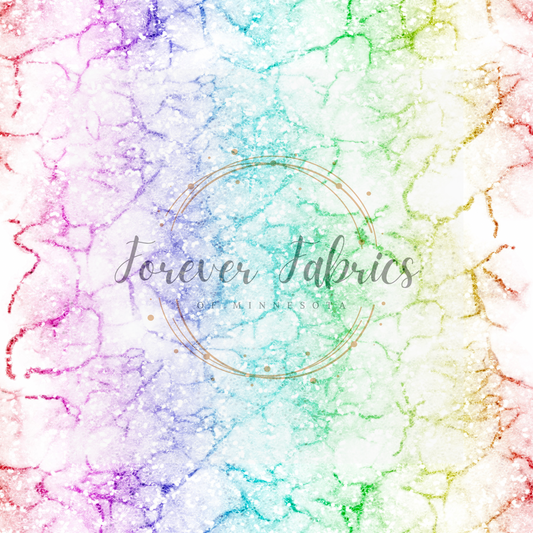 Rainbow Marble . . (BH/ 23). | Preorder | Fabric By The Yard