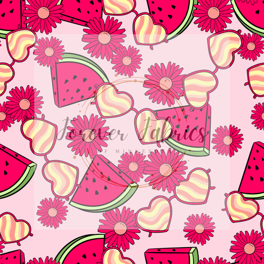 Watermelon . (BH/ 23) | Preorder | Fabric By The Yard