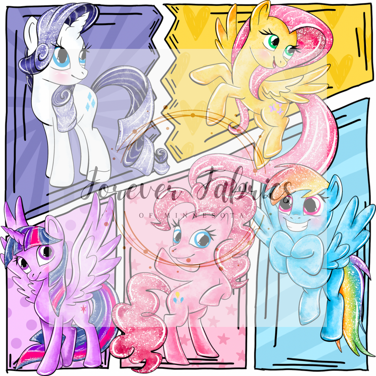 MLP . . . . . . (BH/ 24)| Preorder | Fabric By The Yard