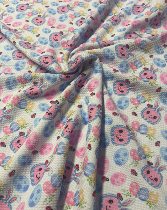 Silly Melon Bunny on white Background | Bullet