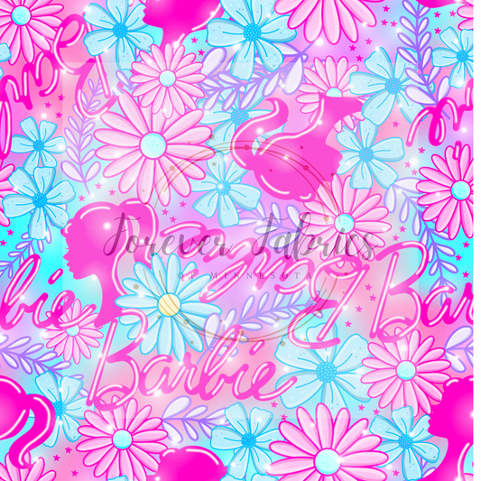 Pink Doll Ombre . . (BH/ 24)| Preorder | Fabric By The Yard