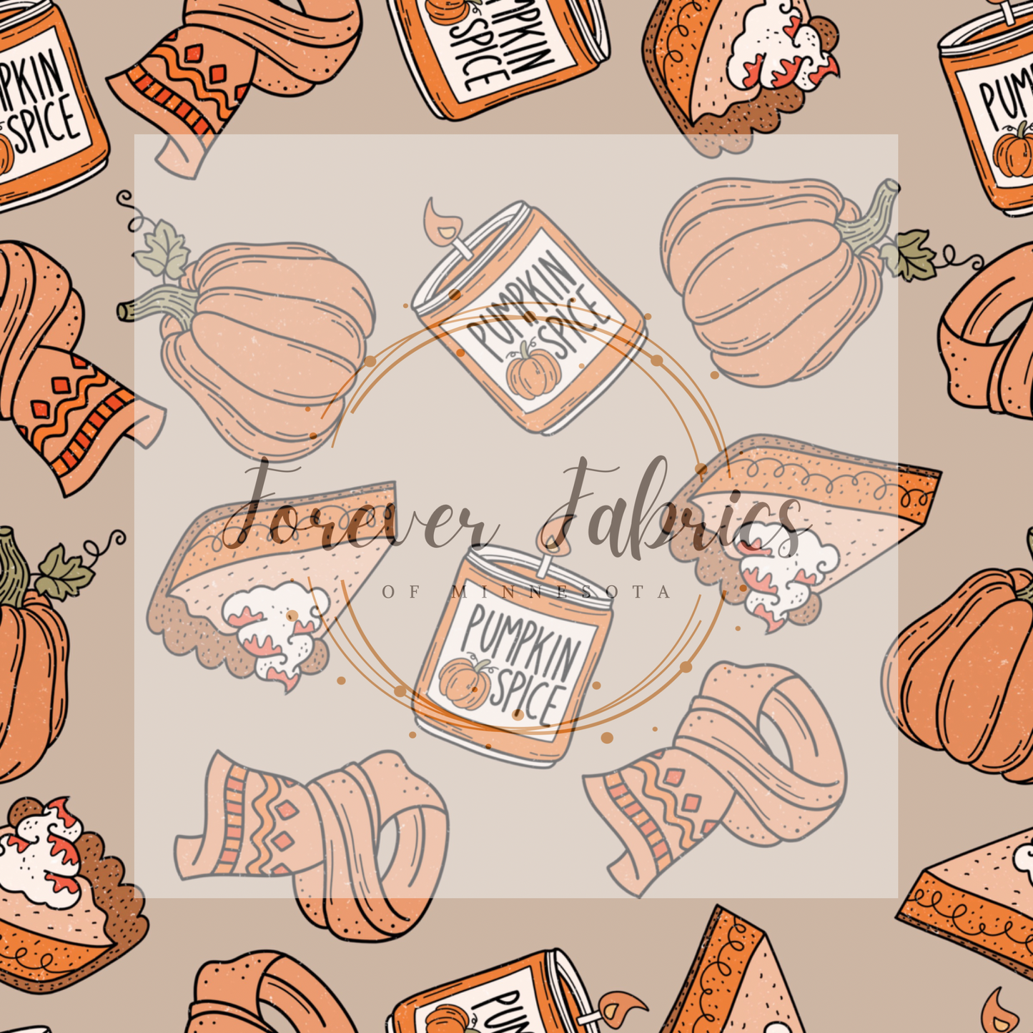 Pumpkin spice | Preorder| By The Yard