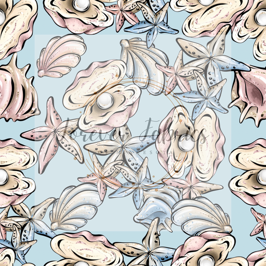 Shells . (BH/ 23) | Preorder | Fabric By The Yard
