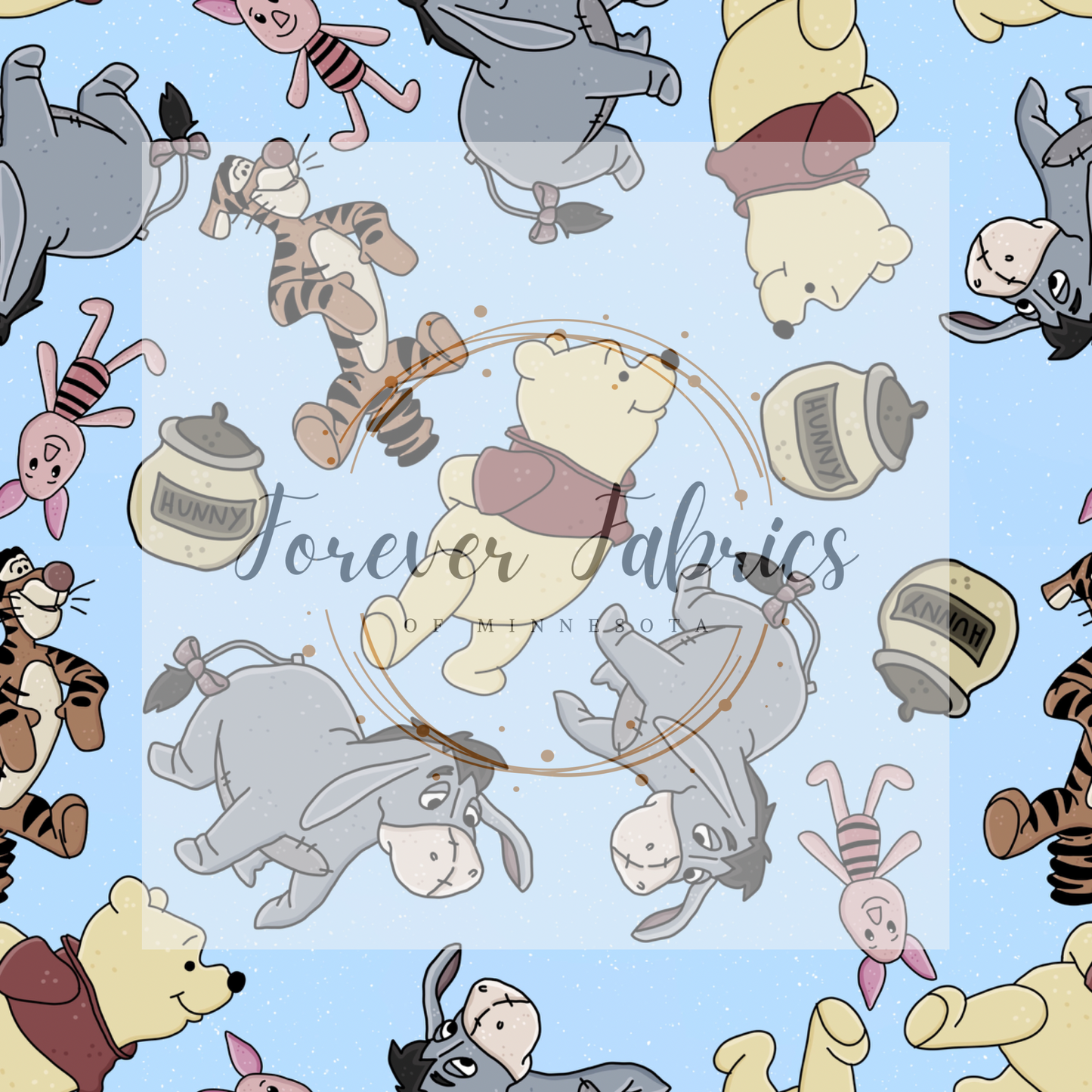 Bear’s Pastel. . .  .  . . . . (BH/ 24)| Preorder | Fabric By The Yard