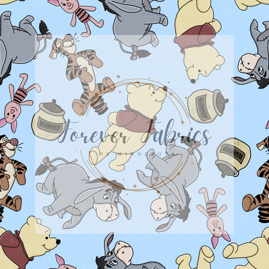 Bear’s Pastel. . . . . . . . (BH/ 24)| Preorder | Fabric By The Yard