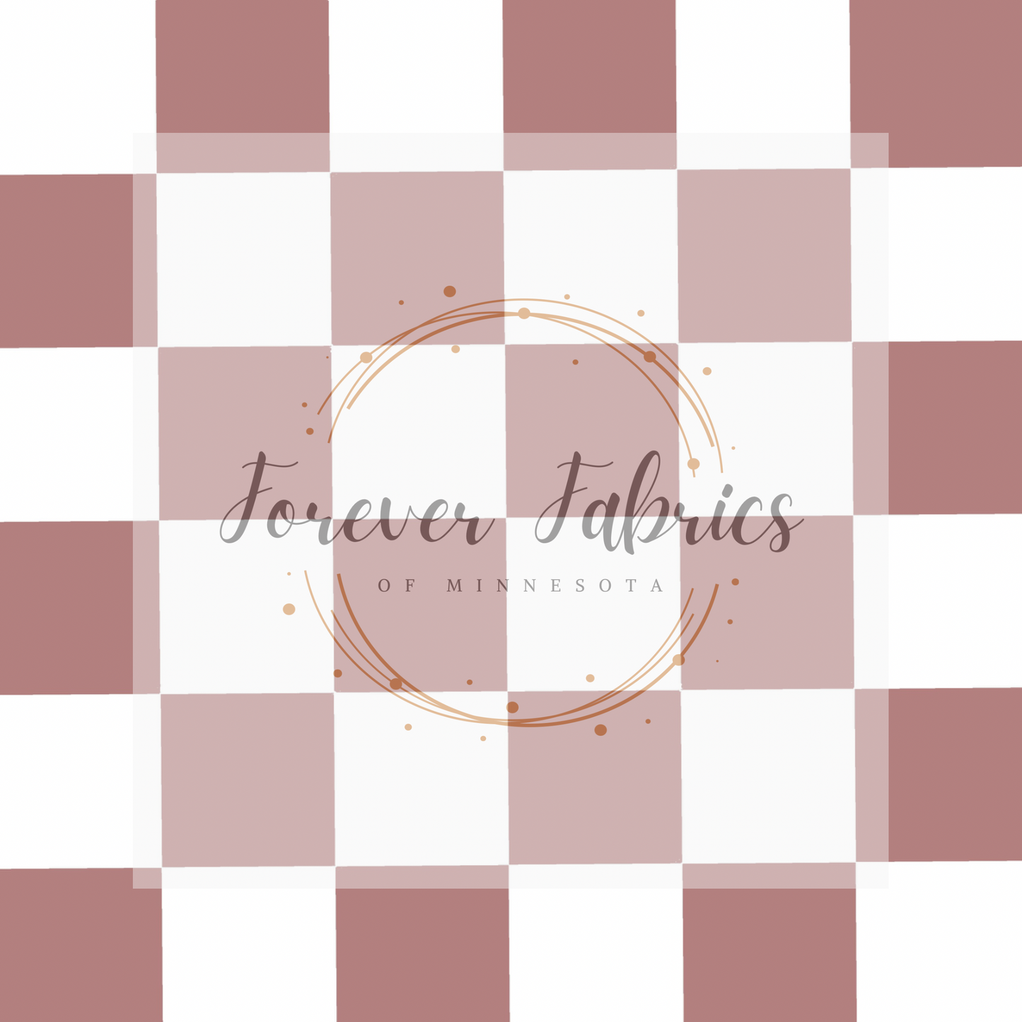 M Checkered . (BH/ 23). | Preorder | Fabric By The Yard