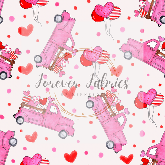 Valentine’s Trucks | Preorder | By The Yard