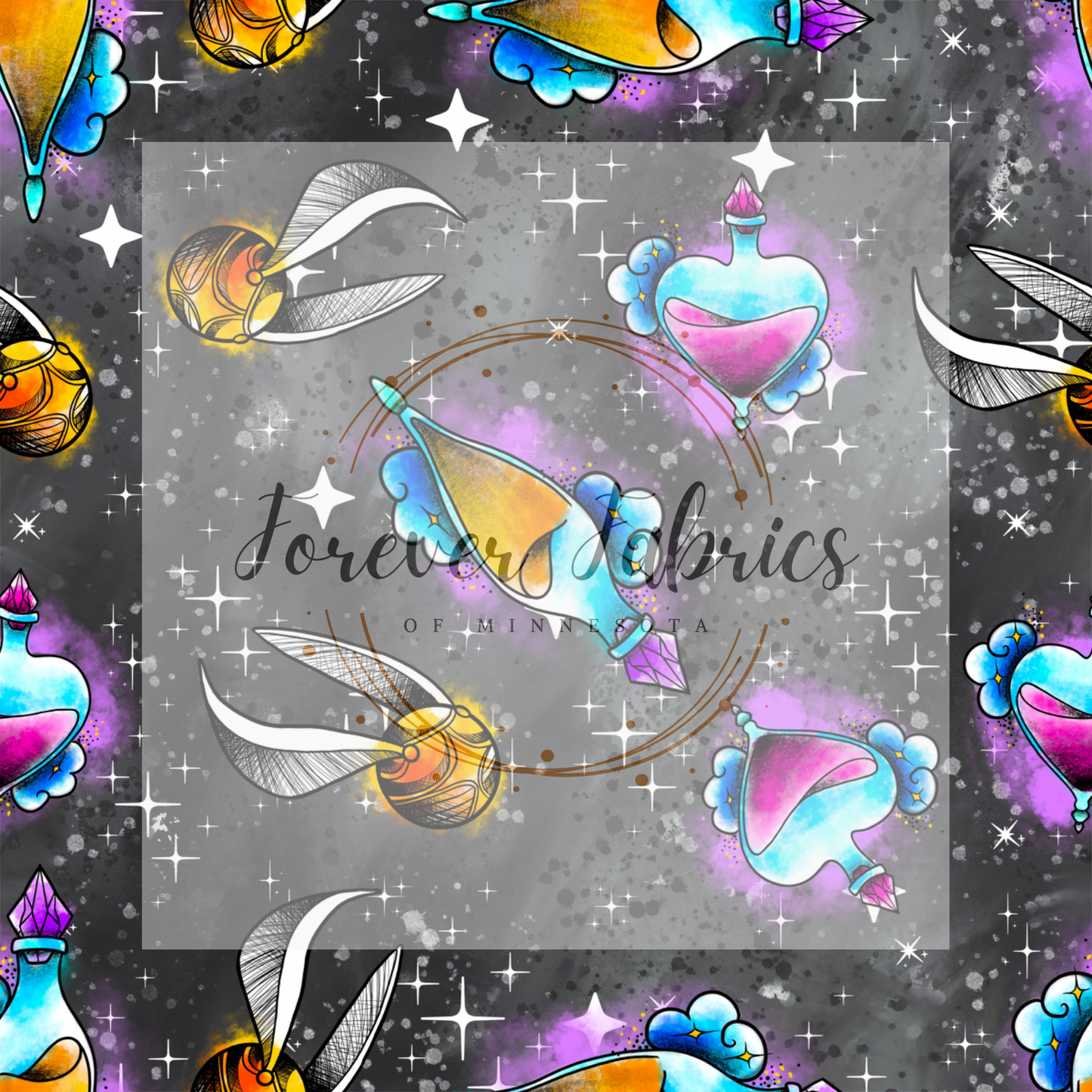 Potions . . (BH/ 22) | Preorder | Fabric By The Yard