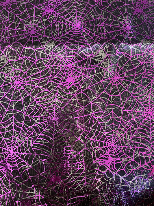 Purple Spider Web Mesh