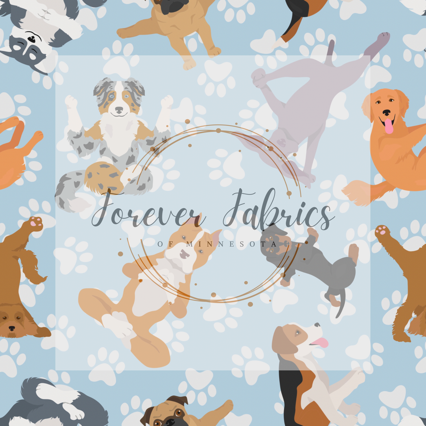 Dog Yoga . . . (BH/ 23) | Preorder | Fabric By The Yard