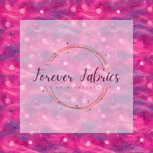 Pink Galaxy . (BH/ 23). | Preorder | Fabric By The Yard