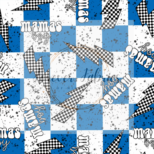 Mama’s Boy Blue . . (BH/ 23) | Preorder | Fabric By The Yard