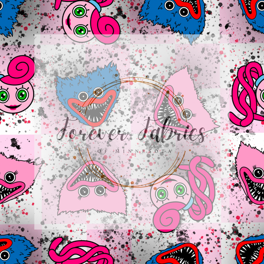 Kissy Missy Pink . . (BH/ 23). | Preorder | Fabric By The Yard