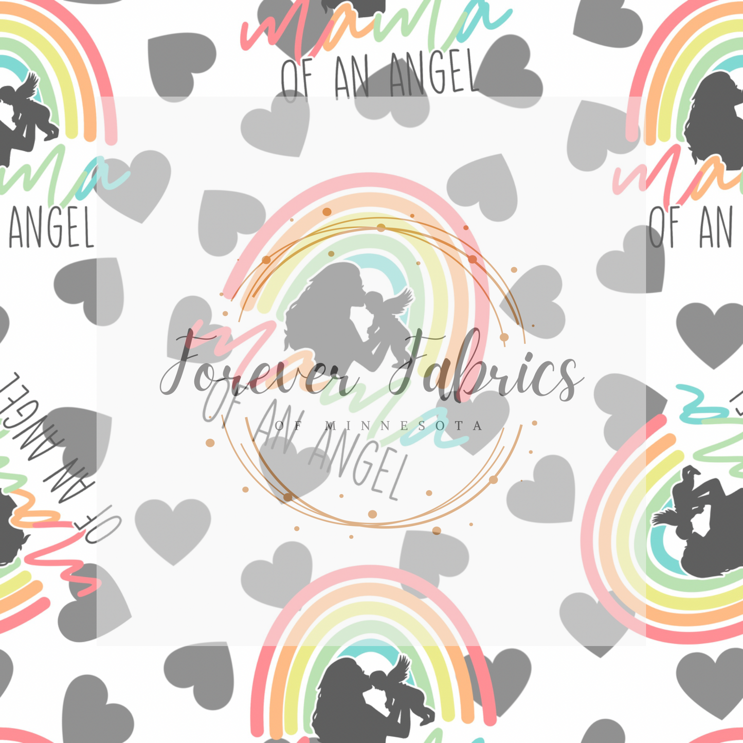 Mama Of An Angel. (BH/ 23) | Preorder | Fabric By The Yard
