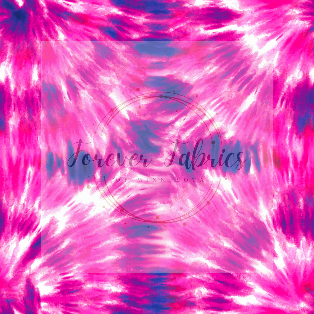 Pink Tie Dye | Preorder| By The Yard