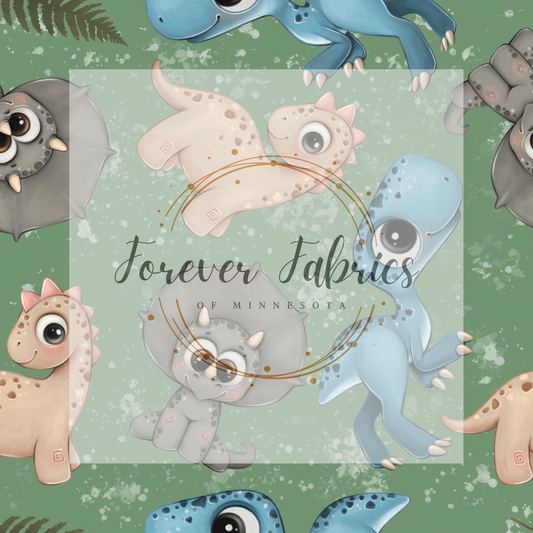 Dino . . . (BH/ 23) | Preorder | Fabric By The Yard