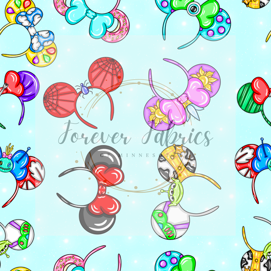 Playful Mouse Ears (BH 4/24)| Preorder | Fabric By The Yard