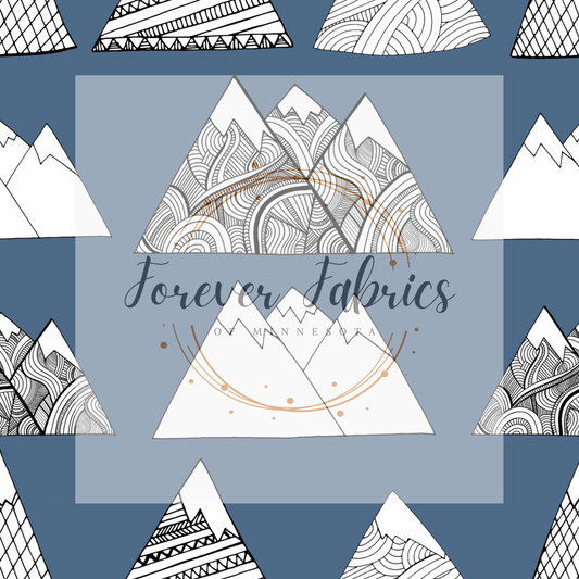 Mountains . . . (BH/ 22) | Preorder | Fabric By The Yard