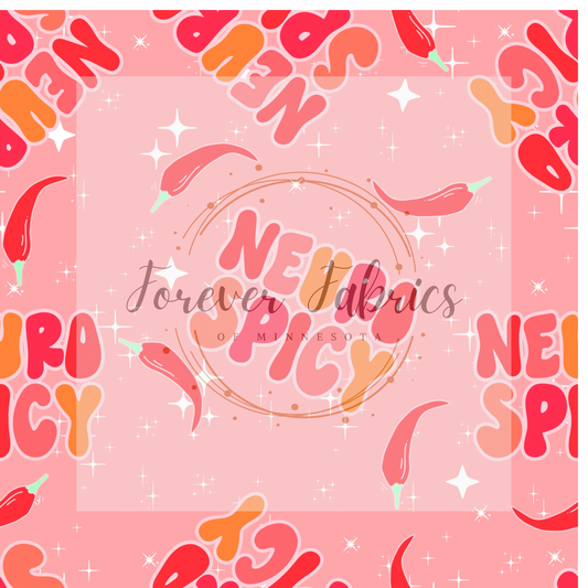 Neuro Spicy 1 . . (BH/ 23) | Preorder | Fabric By The Yard