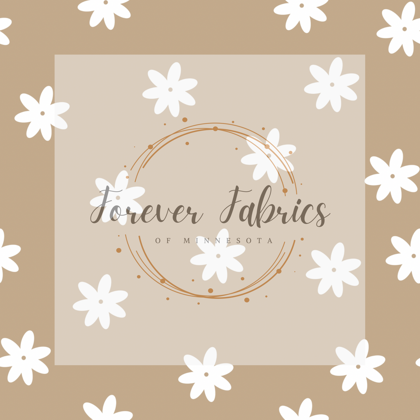 Brown Floral . . (BH/ 24)| Preorder | Fabric By The Yard