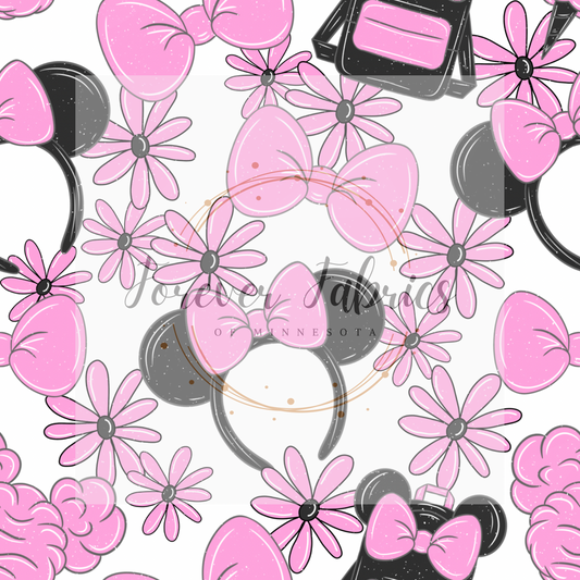 Pink Ears (BH/ 24)| Preorder | Fabric By The Yard