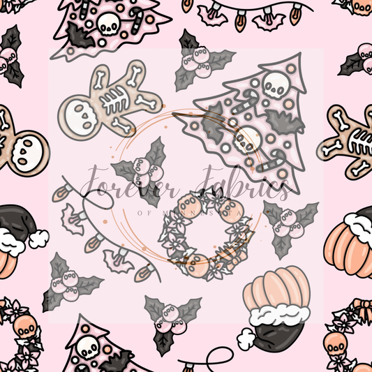 Spooky Christmas. . (BH/ 23). | Preorder | Fabric By The Yard
