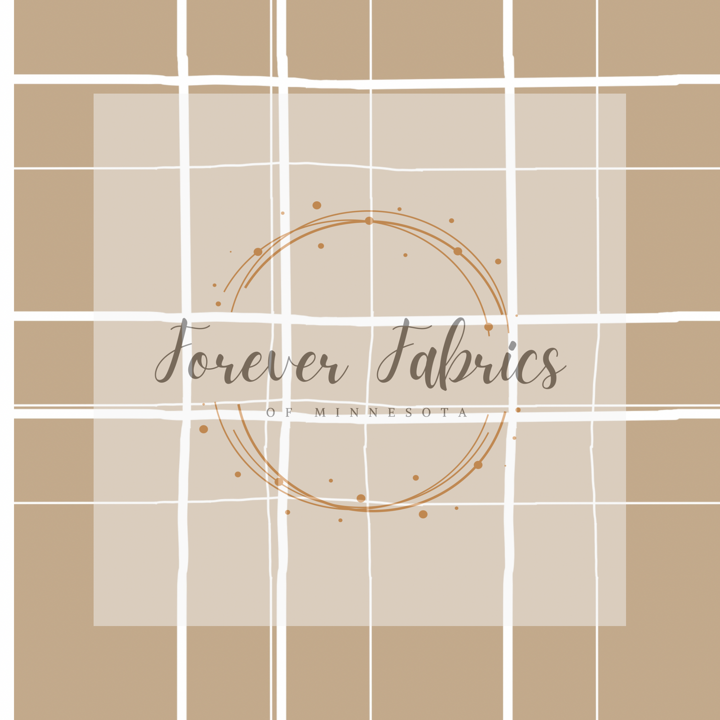 Brown Plaid . . (BH/ 24)| Preorder | Fabric By The Yard