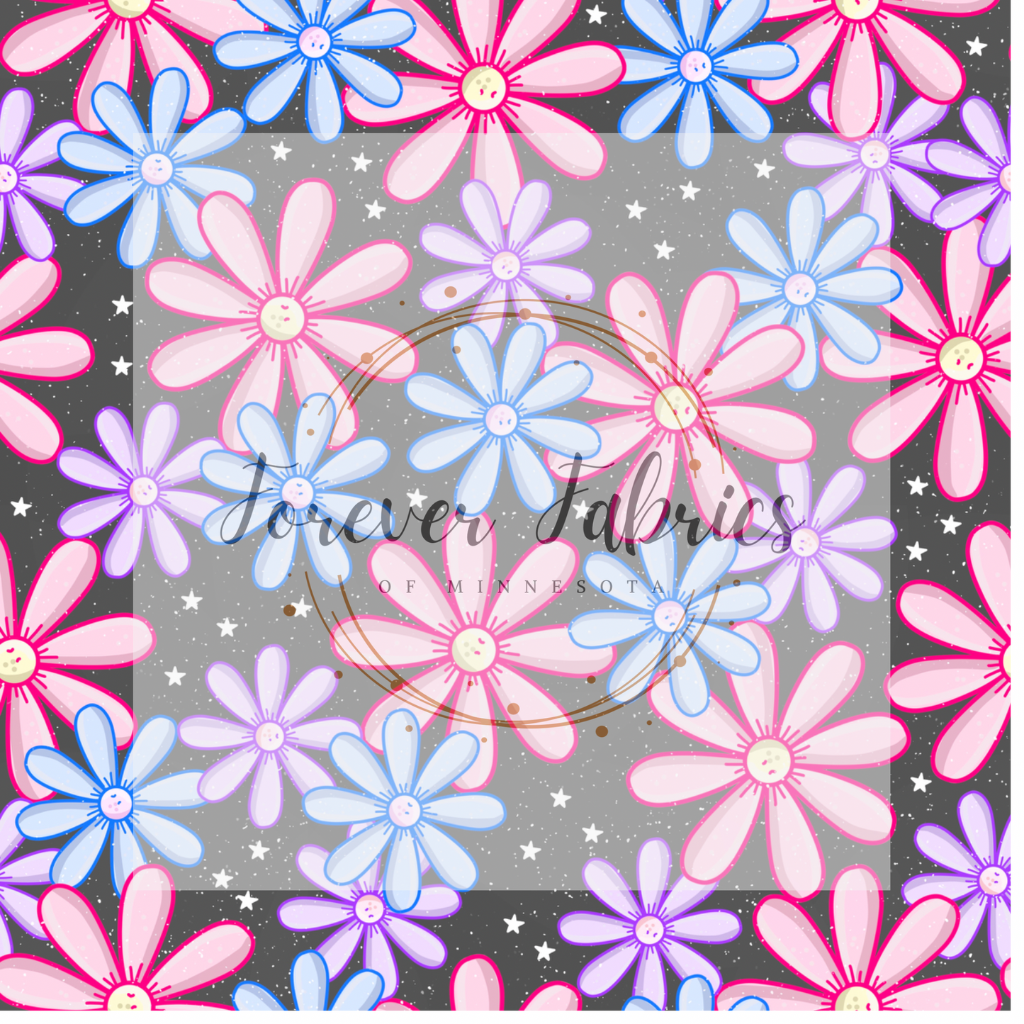 Flowers . . . . (BH/ 24)| Preorder | Fabric By The Yard