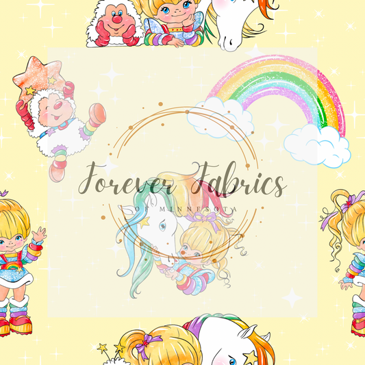 Rainbow Bright . . (BH/ 23). | Preorder | Fabric By The Yard