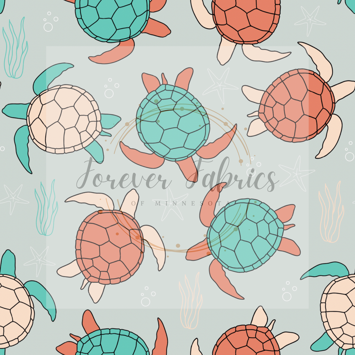 Sea Turtles | Preorder| By The Yard