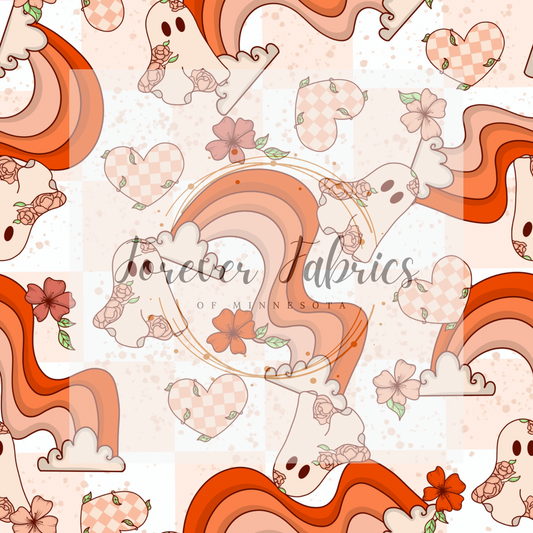 Ghost Checker . . . (BH/ 22) | Preorder | Fabric By The Yard